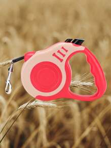 1 Piece Dog Leash Automatically Retractable Dog Walking Tool Dog Leash Pet Leash Color Blocking Bone Frosted Leash Portable Dog Leash Automatically Retractable Dog Walking Chain (Different Batches Do Not Affect The Use And Appearance)