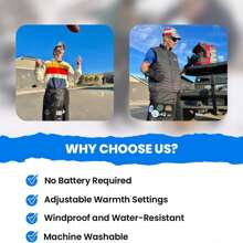 Weatherproof Outdoor Blanket – Lower-Body Thermal Wrap For Superior Warmth - 黑色 - 查看 7