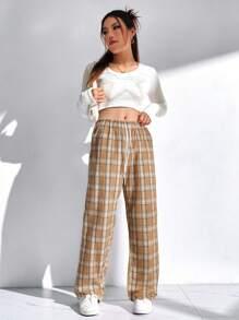 Cuadrícula amarilla y blanca