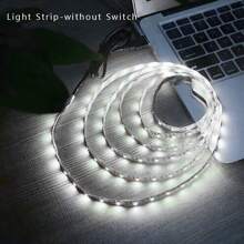 1 dải đèn LED USB 5V dùng pin, dài 1m - 20m, linh hoạt dùng để trang trí đèn nền TV, có thể điều chỉnh độ sáng trắng ấm/trắng lạnh, thiết bị bảo vệ thị lực - trắng - Xem 9