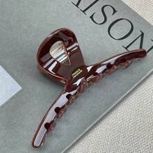 1 Kẹp tóc Acrylic kiểu Pháp chất lượng cao bằng sô cô la Hàn Quốc, Kẹp tóc kẹp tóc kiểu dáng thời trang, Kẹp tóc kẹp hàm, Kẹp tóc kẹp tóc, Phụ kiện tóc mùa thu đông thông thường dành cho phụ nữ khi đi nghỉ - Nhiều màu - Xem 12