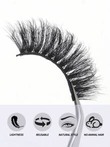 Happy Butterfly 30 Pairs Mixed Style Natural Crossover False Eyelashes, Handmade Lengthened Thick Curly Eyelashes Artificial 3D Fuax Mink Eyelashes D Curvature Makeup Tools Hot Sellers For Daily Life,Gift For Christmas. - 交叉款 - 查看 8