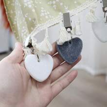 1pc Creative Heart-Shaped Tablecloth Weight Pendant, Used For Outdoor Picnic To Secure Tablecloth - Multicolor - View 10