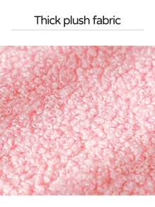 Cute Cartoon Plush Thickened Sheep Wool Storage Basket, For Snacks, Ornaments, Plush Toys, Multi-Purpose Basket With Handle, Perfect Gift For Girlfriend, Home Storage Assistant