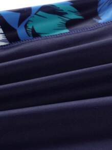 Annil Tween Girl Clothing Girls Boys Medium And Large Tween Girl Swimwear One-Piece Long Sleeve Suit Summer - Royal Blue - View 9