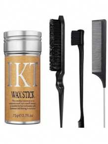ikt IKT IKT Hair Wax Stick- Suitable For Hair Wigs And Natural Hair,Slick Back, Tame Flyaways, Edge Control, Frizz-Free Finishing, Long-Lasting Hold, Easy To Apply, Non-Greasy