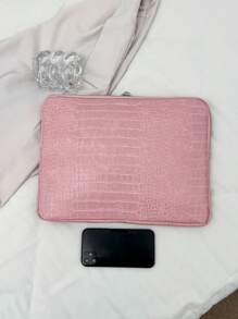 Crocodile Texture Laptop Sleeve Bag, Compatible With MacBook 13/13.3/14/15/16 Inch Air/Pro, Notebooks, Laptops, Chromebooks