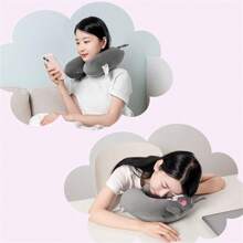 三丽鸥酷洛米舒适U型枕，旅行、午睡颈部支撑枕，保护颈椎，柔软记忆棉卡通颈枕