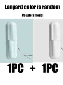 1 Stück Reise Zahnbürstenhalter, tragbarer Zahnbürstenbecher für Reisen, Camping, Geschäftsreisen und Schule, multifunktionales Zahnbürsten- und Zahnpastaset, tragbarer Reise-Mundwasserbecher, Zahnbürstenbecher-Set für Zuhause, Studenten-Wohnheim, Zahnpflege-Mundwasserbecher, Rückkehr zur Schule