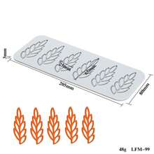 Flower Leaf Patterns Cake Lace Mat Fondant Silicone Mold DIY Craft Baking Decoration Tools Cooking Printing Mold - White - View 15