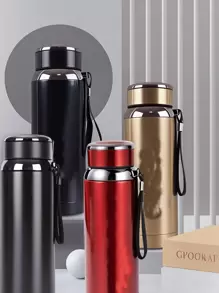 1个800/1000毫升不锈钢双层真空保温瓶，哑光表面，适用于盛装水、茶、咖啡，四季皆宜的户外杯、车载杯，是休闲、日常使用、办公、户外聚会、运动、旅行、露营、驾驶等多种场景的高品质之选。 - 彩色 - 查看 7