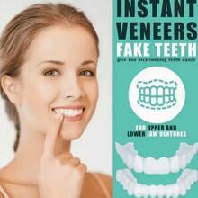 4 pezzi Set di decorazione sbiancamento dentale per il sorriso, seconda generazione, facile da usare