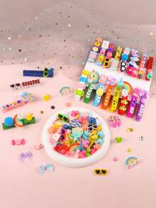 80Pcs Cheer Pins Spirit Clips Clothes Wooden Cheer Pins For Backpacks Include 90Pcs Mini Resin Ducks Mini Bows Cheer Clothespins Decorations Ribbon Team Classroom Cheer Gifts Bulk(Colorful Wood)