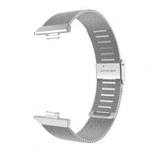 1 pieza Correa de metal compatible con la Banda Watch Fit3 con hebilla de acero inoxidable, Correas de repuesto compatibles con FIT 3