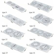 Flower Leaf Patterns Cake Lace Mat Fondant Silicone Mold DIY Craft Baking Decoration Tools Cooking Printing Mold - White - View 2
