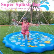 1 pièce Piscine pour bébé pour apprendre, tapis de jeu extérieur avec gicleur "De A à Z" pour bébés et tout-petits de 1 à 3 ans