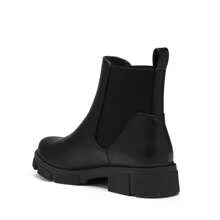 Women's Boots Chelsea Ladies Boot Pull On Fall Fashion Walking Ankle Booties - Black - View 5