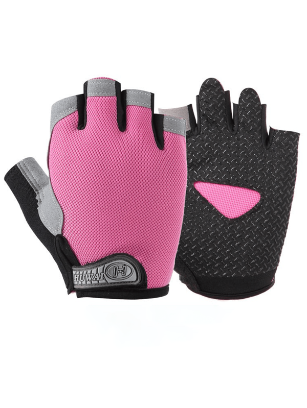 Half Finger Sports Cycling Gloves For Men & Women, Outdoor Fitness Gym Gloves Anti-Callus Thickened Non-Slip Breathable Thin Gloves For Summer