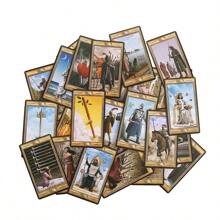 1 PC THE PICTORIAL KEY TAROT Party Team Building Warm-Up Game Cards - Multicolor - View 8