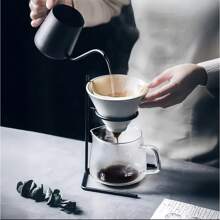 3 Piezas Juego de cafetera manual simple, Gotero de café de lujo, Tetera de vidrio vertical para compartir, Cafetera portátil, Adecuado para uso en el hogar, oficina y al aire libre, Filtros de café, Juego de café y té, Accesorios de espresso italiano, Suministros de cocina para el hogar. - Multicolor - Ver 3