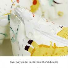 Yearonan Neck Roll Pillow Head Pillow Bed Roll -Cushion Roll-Bed Pillow Side Sleeper Pillow -Cuddly Snake Nursing Pillow Decorative Pillow Draft Stopper Body Pillow Cotton ((Dinosaur Pattern, 230cm) - 白色 - 查看 3