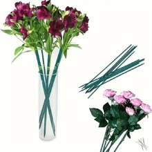 15/30 Pieces Green Bamboo Plant Stand, Indoor Gardening Wooden Flower Support Rod For Indoor And Outdoor Plant Support, Potted Plants