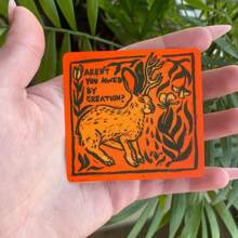 2 piezas Adhesivo de vinilo "Asombrado por la Creación", para diario de balas, planificador, portátil, botella de agua, funda de teléfono, decoración - Multicolor - Ver 2