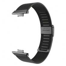 1 pieza Correa de metal compatible con la Banda Watch Fit3 con hebilla de acero inoxidable, Correas de repuesto compatibles con FIT 3