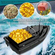 Wireless Remote - Controlled Fishing Bait Boat: 4.4 - Lb Bearing Capacity With 300 - M Remote Range - Multicolor - View 1