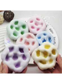 1 pieza/Set Pelota estrujable de mochi hecha a mano, juguete anti-estrés, regalo para niños y niñas - Multicolor - Ver 4