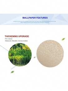 Waterproof Solid Color Stick Wallpaper, 15.7 X 23.6 Inches Wallpaper, Vinyl PVC Removable Wall Paper, Self-Adhesive Wall Sticker Decoration For Counter Furniture Cabinet And Room, 1 Roll - A11-Sky blue - 查看 4