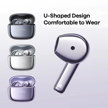 Newest Upgraded Remax Wireless Bluetooth Earbuds, Wireless Stereo Earphones, Earphone Mini, Comfortable Earphones, Earphone Design, Purple, Active Noise Cancellation, Gift For Lover - 彩色 - 查看 2