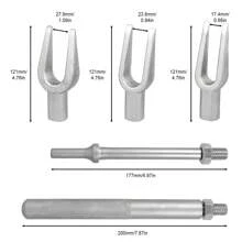 5x Tie Rod Ball Joint Remover Kit Pitman Arm Splitter Separator Fork Splitter - Silver - View 7