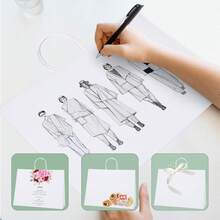 Blauesmeer Gift Packaging Bag - White (50 Pack) - View 5