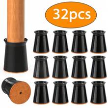 Bộ 24/32 miếng bảo vệ chân ghế nhỏ, miếng lót đồ nội thất cho sàn gỗ cứng, thanh trượt đồ nội thất cho chân ghế, vỏ bọc chân ghế bằng silicon, sàn nhà khỏi trầy xước và giảm tiếng ồn, có 5 màu - Nhiều màu - Xem 12