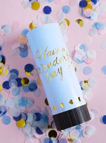 6件/1件多色手持礼品管 气氛喷雾管 酒吧气氛道具 派对道具 庆祝祝贺礼品 适合室内外使用 适用于派对聚会、婚礼、毕业典礼和庆典