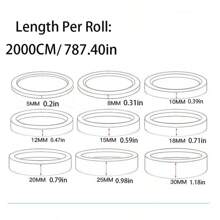 1 件 ProCraft 纸质画家胶带分配器，20 米长纹理纸质标准胶带涂抹器，适用于墙壁和地板涂漆，设计易于使用的密封工具，DIY 家居装修 | 实用工艺工具 | 多功能胶带，可用作厨房标签纸