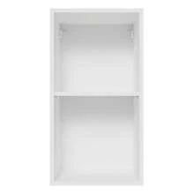 Mueble Superior Madesa Glamy 35cm 1 Puerta Blanco/marrón - Blanco y Marrón - Ver 7