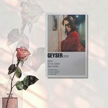 Framed Rock Music Singer Mitski Music Album Poster (4) Canvas Wall Art Prints Poster Gifts Photo Picture Painting Posters Room Decor Birthday Party Decor, Mother's Day New Year Easter Gift,  Home Living Room Office Wall Decor, Perfect Gift And Wall Decoration - Framed - View 4