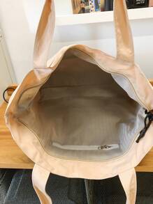 Peach Tree Tote Bag, Shoulder Bag For Men, Canvas Handbag, Shopping Bag, Beach Bag, Reusable Bag, Suitable For University, School, Travel, Thanksgiving, Winter, Computer Bag, Fitness Bag, Hiking Outdoor Casual Travel, Gifts For Friends, Valentine's Day Big Bag Camping