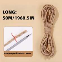 20/50M DIY Cat Natural Sisal Rope For Scratching Post Tree Replacement, Hemp Rope For Repairing, Replacement Cat Tree And Tower,Cat Accessories,Cat Sisal Rope For Scratching - Multicolor - View 14