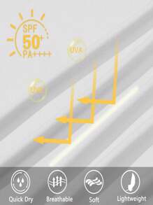 Cotrasen Men's UPF50+ Hooded T-Shirts Long Sleeve Sun Protection Rash Guard Breathable Lightweight Tee Shirts Outdoor UV Tops - 白色 - 查看 4