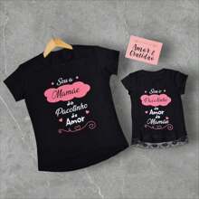 Camiseta Feminina Tal Mãe ou  Tal Filha Pacotinho da Mamãe.