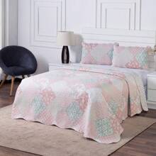 Boutis Ultrasonic Double-Sided 3-Piece Bedspread Kit With Pillowcase - Palermo - View 2