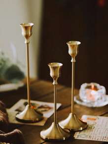 12pcs/6pcs/3pcs/1pc/Set Iron Taper Candle Holder,Decorative Candle Stand - Candlestick Holder For Wedding, Dinning, Party ,Fireplace Decor Candelabra Table Decor Pillar Candle Holder For Wedding,Home Decor, Holiday Party Decor,Festival Decor Home