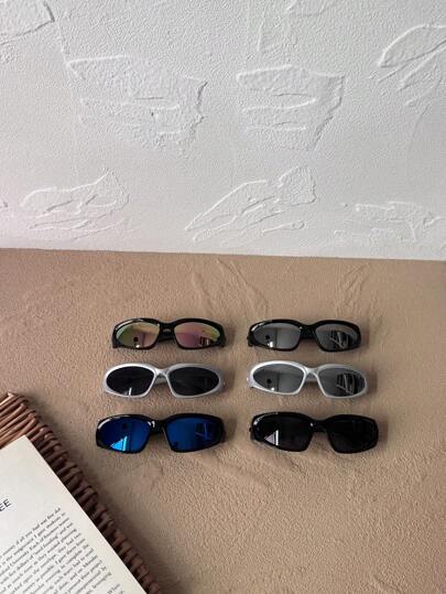 1pc Ultra-Light Children Glasses, Comfortable For Boys And Girls, Fashionable For Photos, Party, Cycling, Travel, Sports, Oval Frame Design, Lens