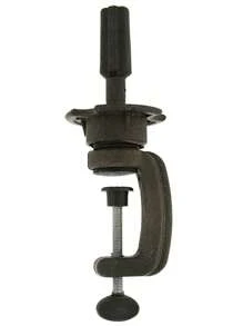 Cabeça de Treino 100% Sintética + Suporte de mesa + Tesoura - Castanho - Visão 3