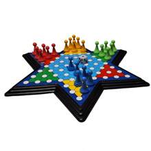 Mini juego de mesa damas chinas portátil en 4 colores con dado juego de mesa educativo para niños y adultos entretenimiento clásico para reuniones actividades escolares y desarrollo de habilidades - Multicolor - Ver 4