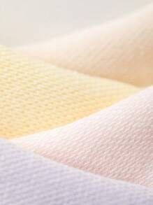 5 pares de calcetines de tobillo de algodón delgado, transpirables y absorbentes del sudor, de unicolor para mujer, anti-olor