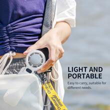 AOYI 便携式手持风扇，小型可折叠台式风扇，速度（1-5）可调 3600mAh 电池可充电个人冷却风扇，风力强劲，小型夏季避暑风扇，适合女性男性旅行/露营/户外/办公室/海滩/学校的礼物 - 彩色 - 查看 6